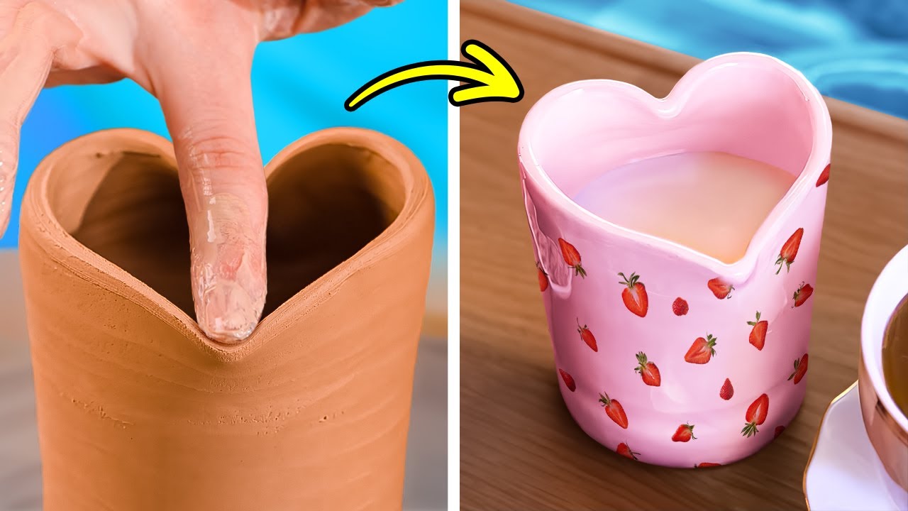 Mesmerizing Clay Pottery DIY Crafts And Dish Making Ideas