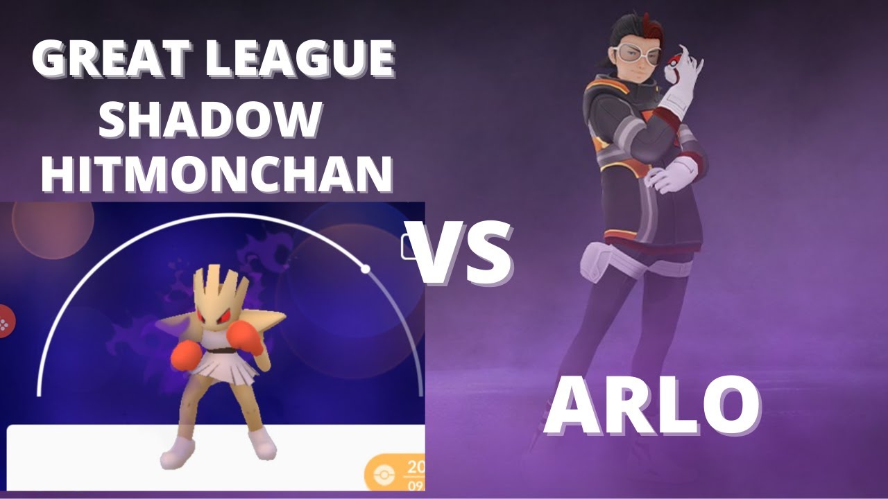 THE NEW FIGHTER! GREAT LEAGUE SHADOW HITMONCHAN VS TEAM ROCKET ARLO! (