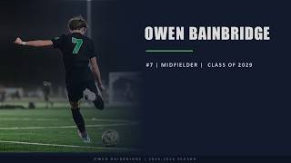 25-26 Season - Owen Bainbridge - 2029 Midfielder