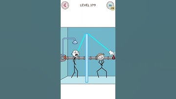 Stickman Thief Puzzle Gameplay Level 179 Shower #shorts #gaming