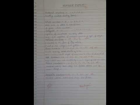 basic knowledge number system #math #life #mathematics #pw #iitjee ...