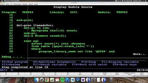 Programando en RPG (IBM i/AS400). Saber desde qué programa llaman a mi programa.