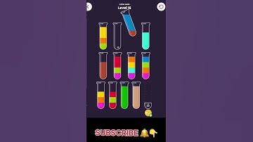 colour sorting/Water sorting challenge