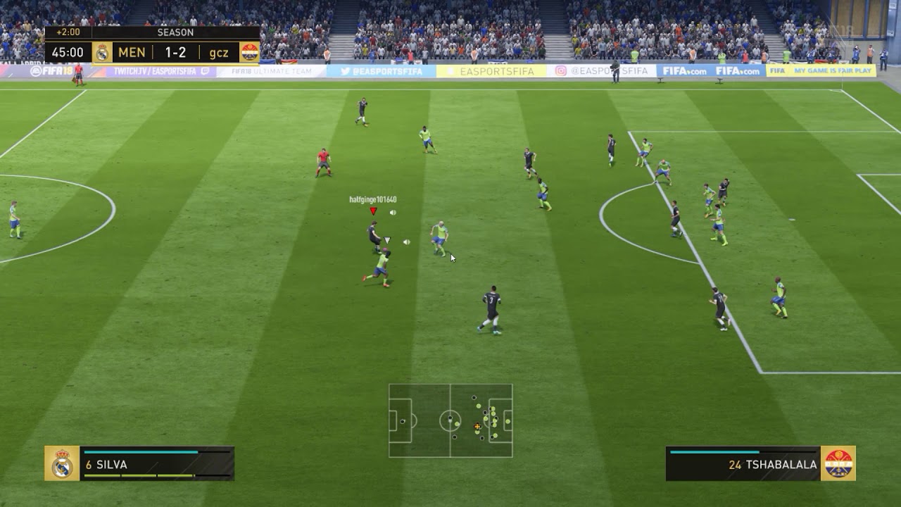 Bernardo Silva - Unbelievable Goal (Fifa 18 Ultimate Team)