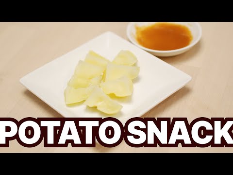1 Min Potato Beer Snack with Miso - Japanese Beer Snacks by my husband 7