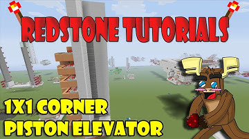 1x1 Corner Piston Elevator "Tutorial" (Minecraft Xbox/Ps3) TU14 Quick Fix In Description