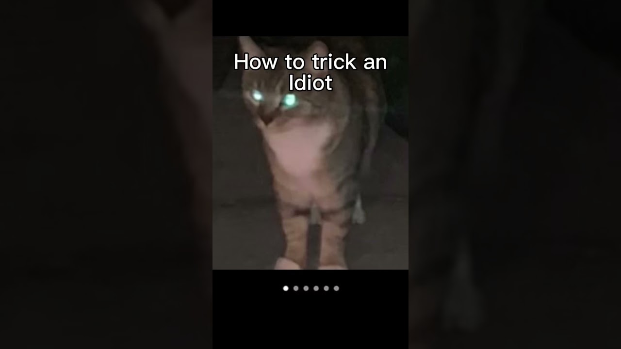 How to trick an idiot 