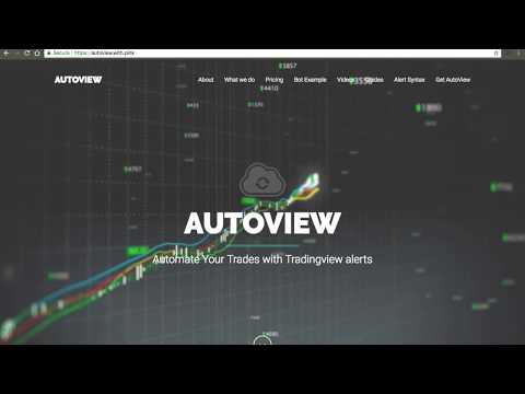 Autoview - Create Crypto Trading Bot just in few minutes in TradingView.