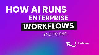 Unframe Agents & Automation: How AI Runs Enterprise Workflows End to End