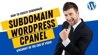 how to create a subdomain in cpanel and install wordpress (2022)