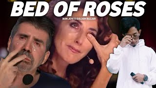 Golden Buzzer: Simon Cowell Cried When He Heard The Song Bed Of Roses With An Extraordinary Voice