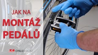 Jak na montáž pedálů na jízdní kolo | Cyklodiskont.cz