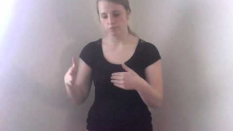 Erin Hagerty ASL 1103, 8:00 AM class, Expressive Skills Test #2 Presentation.