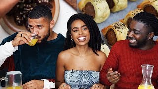 TRYING VEGAN PARTY FOOD and Rum Punch!