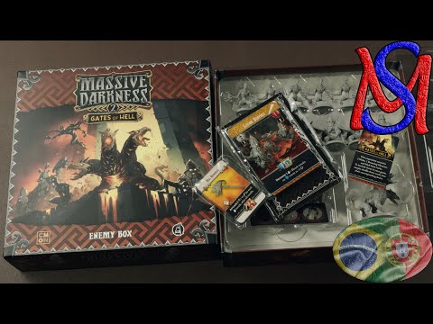 Unboxing do Gates of Hell - Expansão do Massive Darkness 2