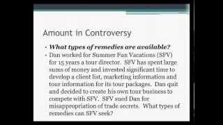 Amount in Controversy