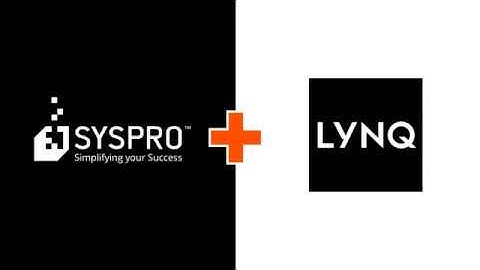 LYNQ MES for SYSPRO