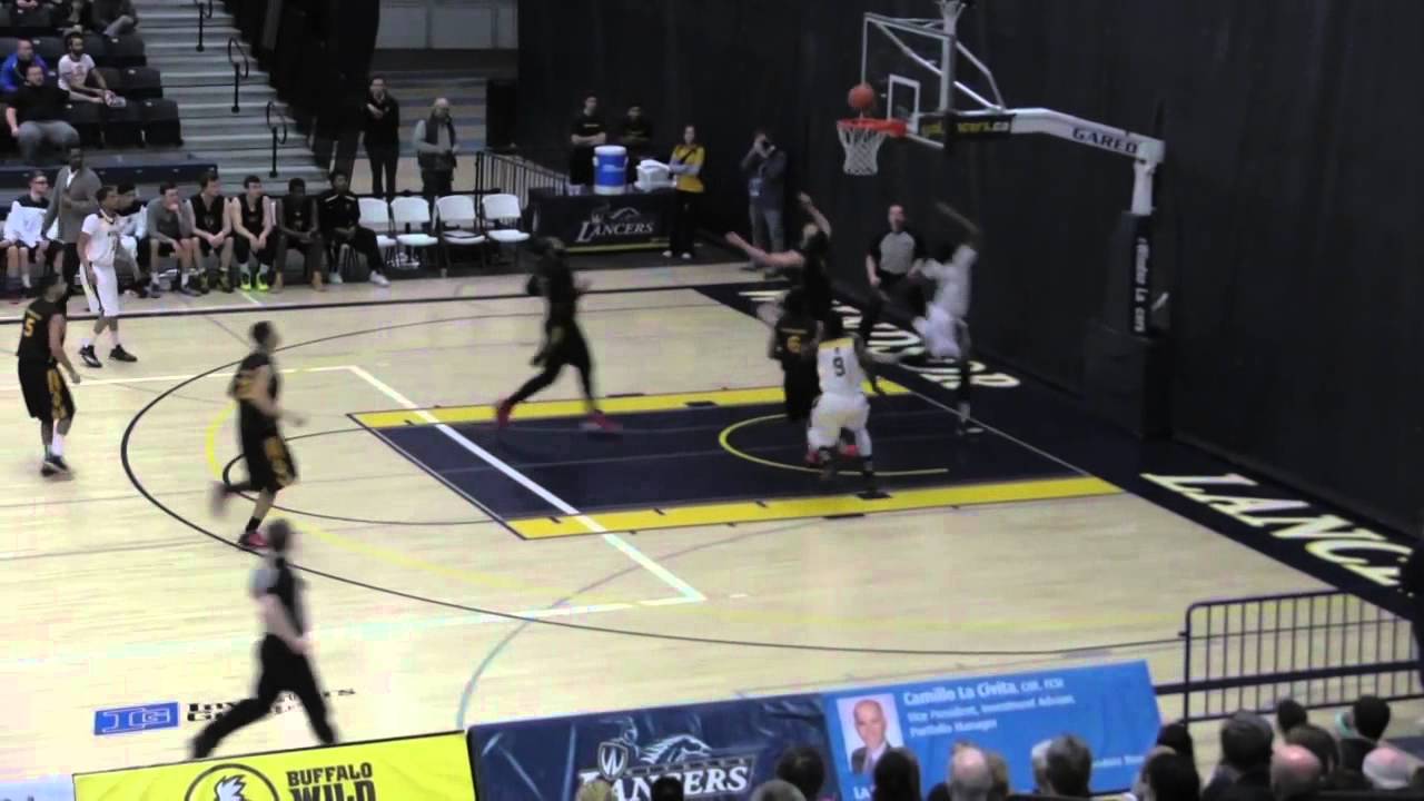 Windsor Basketball vs Waterloo 02/18/15 YouTube