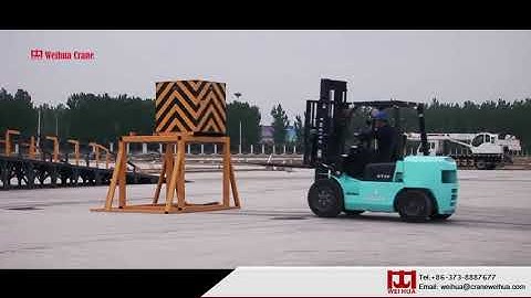 Weihua Forklift Load Test