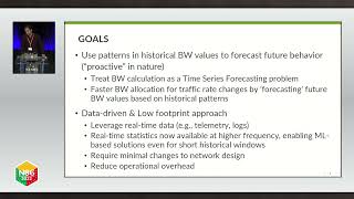 ML Driven Bandwidth Forecasting