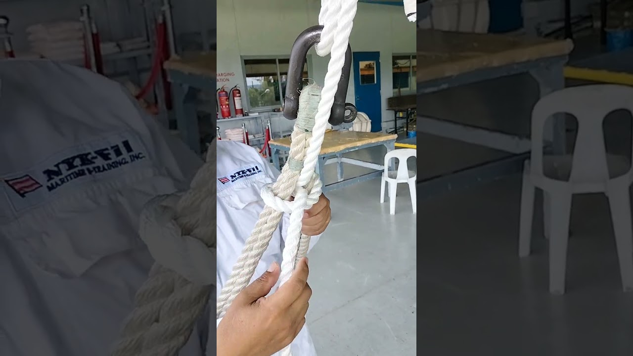 HOW TO PREPARE AND RIG BOSUN'S CHAIR