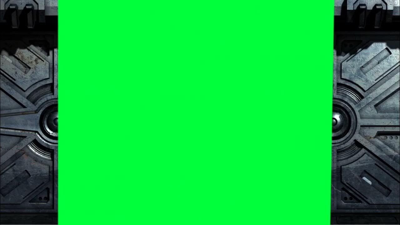 scifi door opening green screen effect YouTube