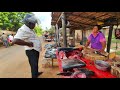 Wow traditional rural village beautiful street fish markets hard working womens in sri lanka