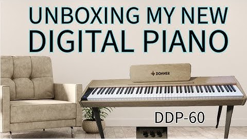 Unboxing my new digital piano Donner DDP-60 1st impressions