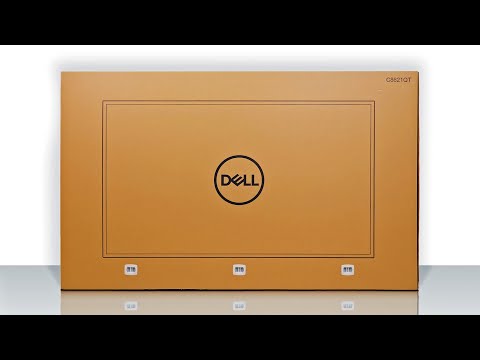 Dell C8621QT Monitor Unboxing & Setup