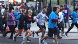 Jerry Casale of Devo starts the Devo5k 2021 in Akron, Ohio