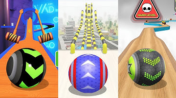 Going Balls vs Sky Rolling Ball 3D vs Action Balls - Daily Speedrun Ball Gameplay ( Ball Wala Game)