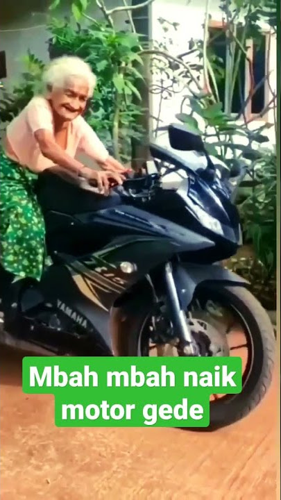 Nenek nenek naik motor gede (VIRAL) #shorts
