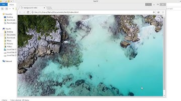 Make Fullscreen Video Background | With HTML & CSS