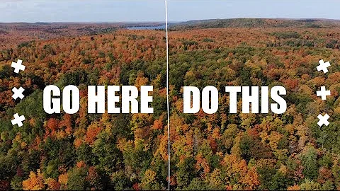 BEST PLACES to see Fall Foliage | Upper Peninsula Fall Color Road Trip