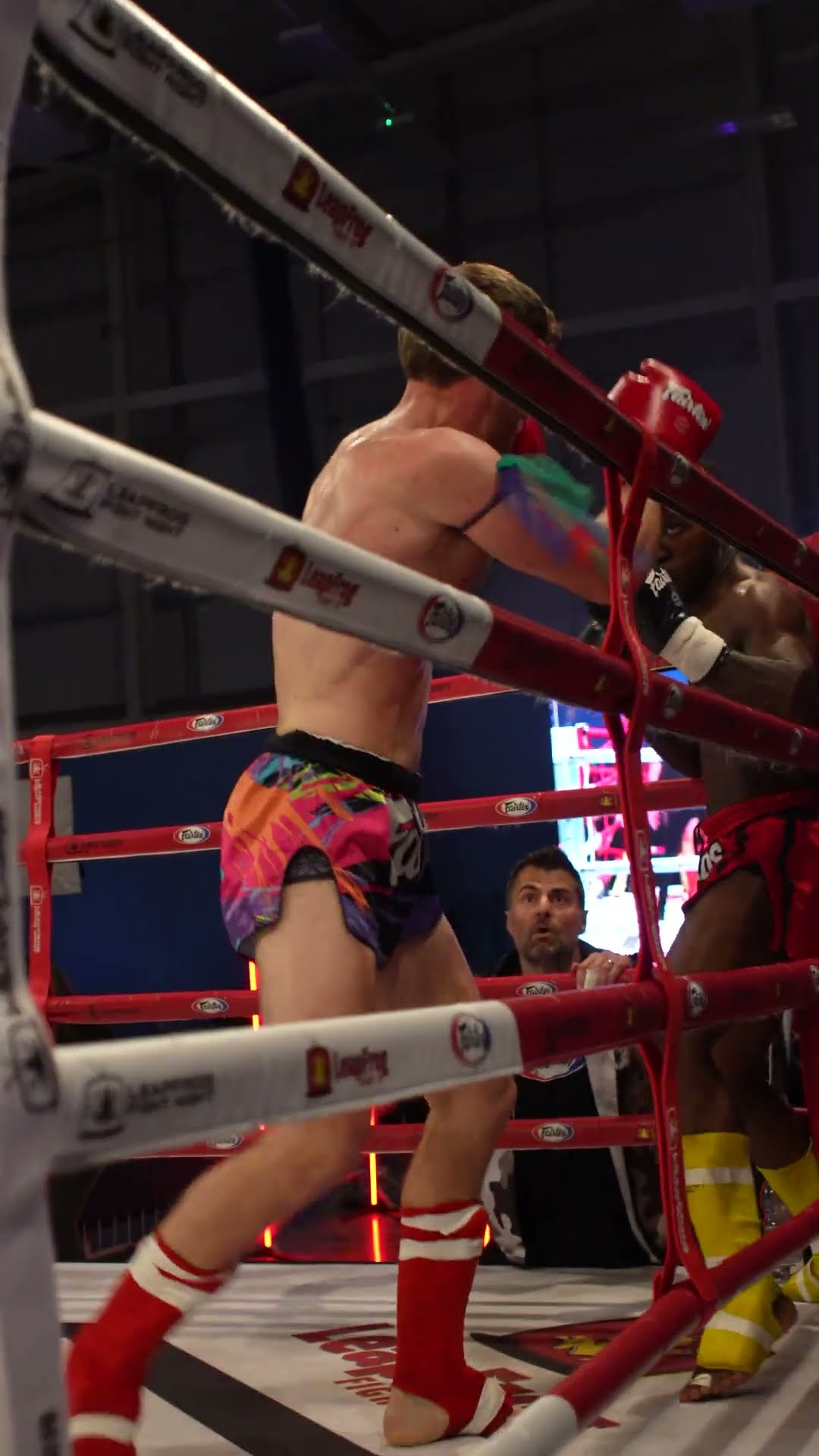 Explosive Muay Thai action when Ralph Hall faced Kai Waldron on LeapFrog Fight Night 2.