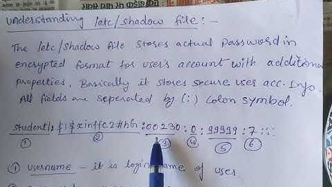 CS303 unit-7 passwd, shadow and inittab by Sarita Silaich