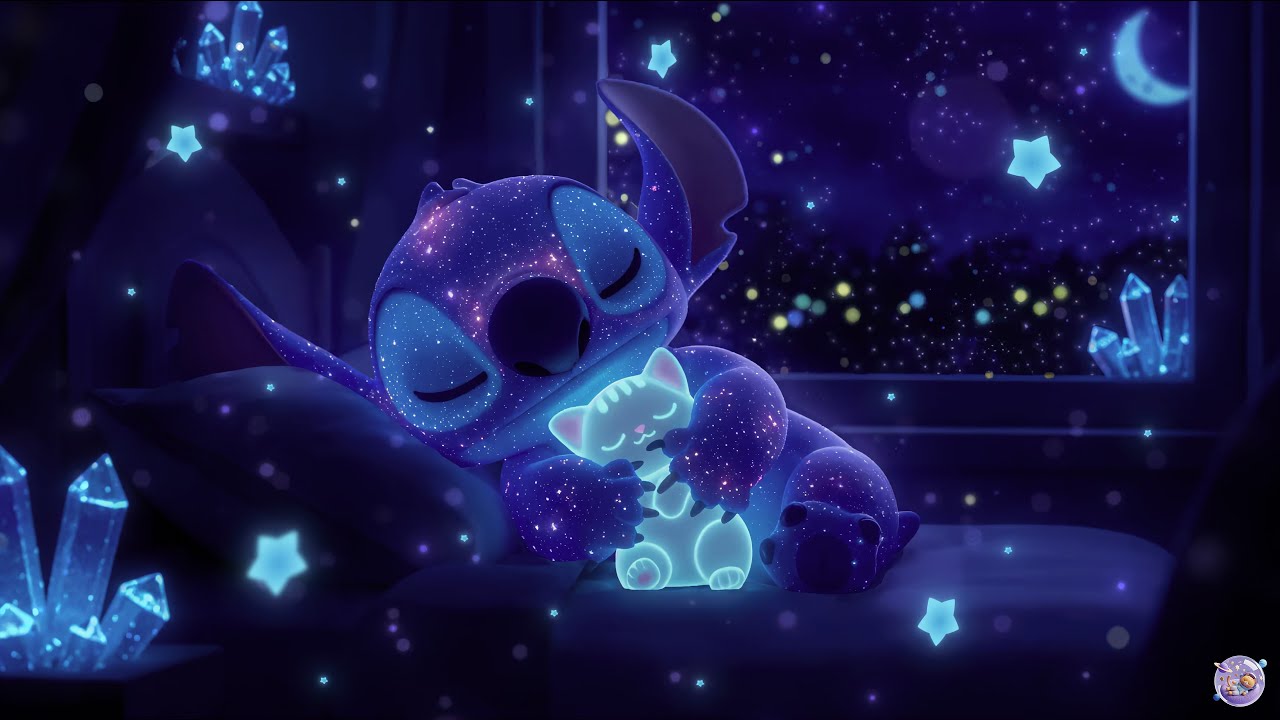 Stitch Relaxing Sleep Music for Deep Sleep 🌙 Calm Night Vibes | Perfect for Insomnia Relief