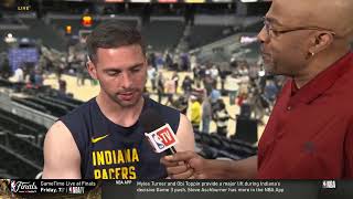 T.J. McConnell talks Pacers' bench ahead of Game 4 of NBA Finals