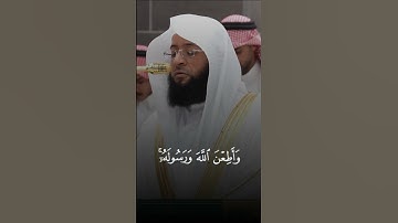 ﴿وقَرنَ فِي بُيُوتِكُنَ وَلا تَبَرَجنَ تَبَرُّجَ الْجَاهِلِيَّةِ الْأُولَى﴾ ~ تلاوة الشيخ بدر التركي
