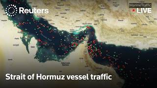 LIVE: Vessel traffic in Strait of Hormuz
