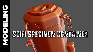 BLENDER: SCIFI SPECIMEN CONTAINER (PART 3)