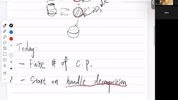 Lecture 6 -- Finite Critical Points and Introduction to Handle Decomposition