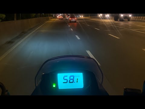 Morning Ride Ep.7 | Night Vibes at 58 km/h 🚀🌃