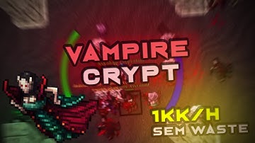 Tibia: Hunt Vampire Crypt de Edron 1kk/h MS e ED lvl 100+, sem waste!