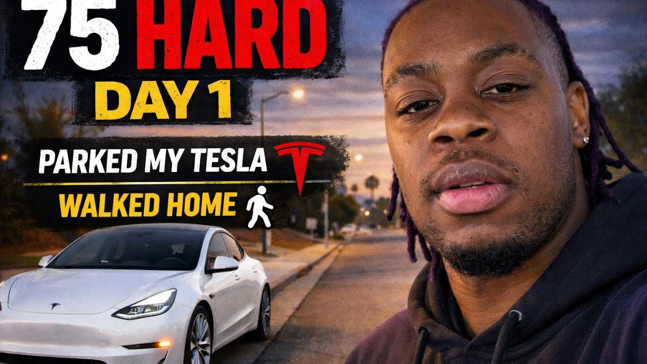 I Started 75 Hard Today… Then Walked Home From My Tesla