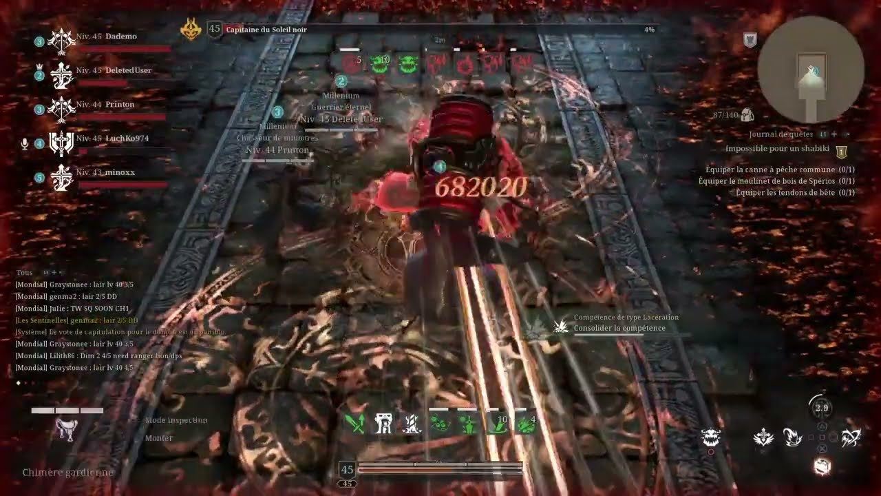 Bless unleashed Last boss dim 7 with 1 HP  zerk lion