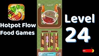 π² Hotpot Flow Level 24 Walkthrough | Food Games | Go Answer
