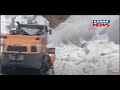 Snow clearance operation underway on mughal road in jks poonch