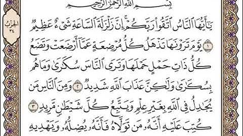 سورة الحج كاملة بصوت شيخ سعد الغامدي // Surah Al Hajj Full Sheikh Saad Al Ghamidi