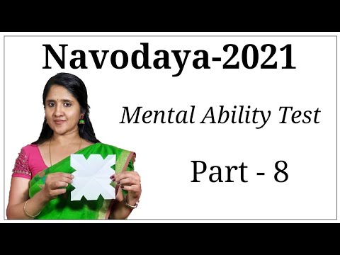 Navodaya | Mental ability - 2021 PART 8 - YouTube